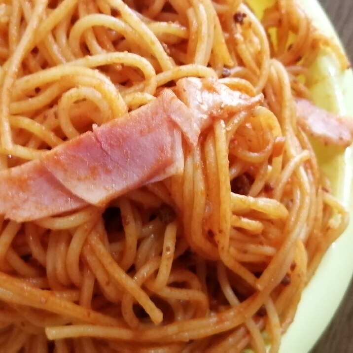 市販のミートスパゲティかさ増し
